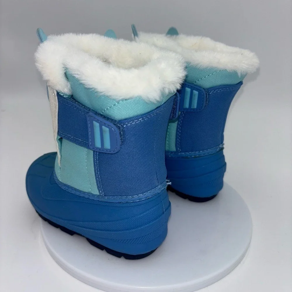 CAT & JACK Toddler Winter Boot Monster Frankie Snow Insulated‎ Waterproof Blue 7